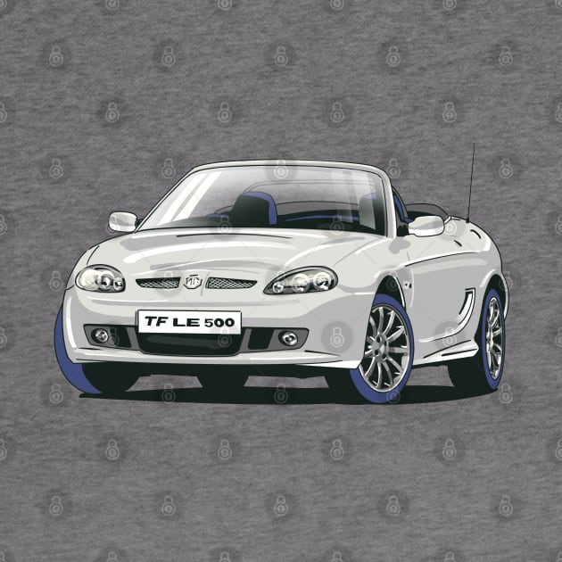 MG TF LE500 in White by Webazoot